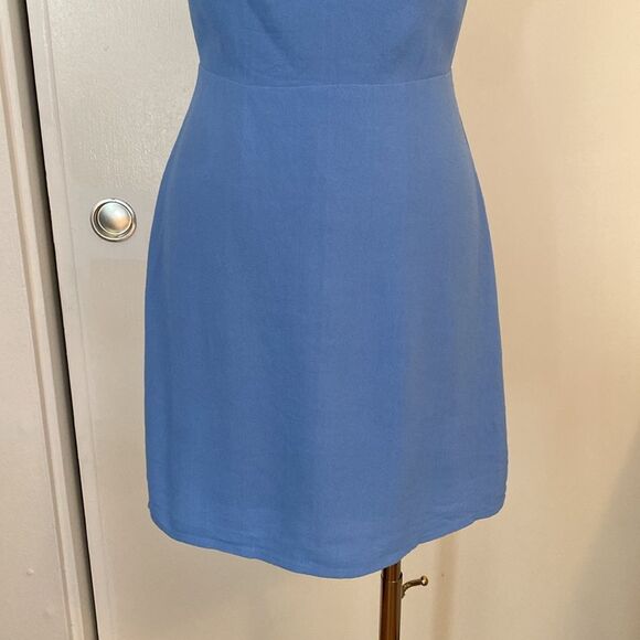 Aritzia Sunday Best Delilah Mini Dress in Light Blue Size Small - Picture 5 of 15